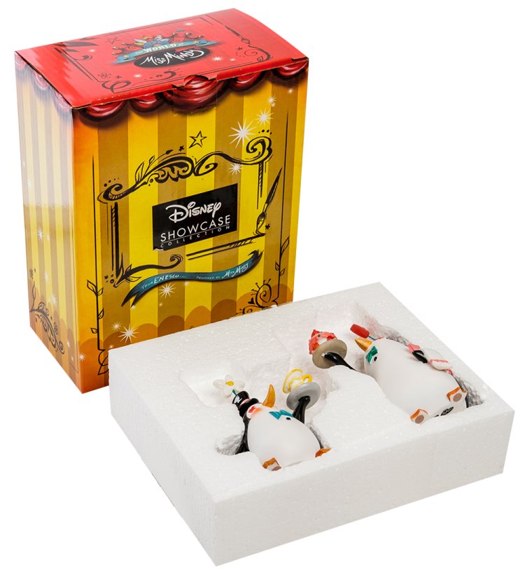 Статуэтка Пингвины-официанты - Мэри Поппинс The World of Miss Mindy, упаковочный вид