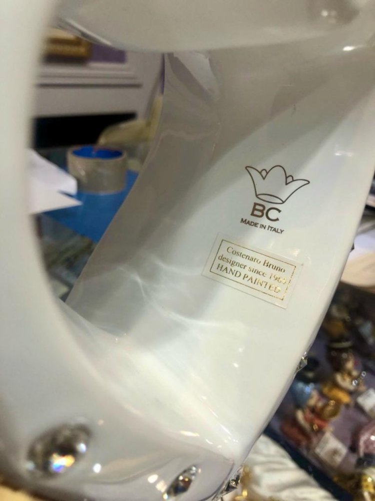 Ваза для цветов Золотое Сердце, фото со склада вид внутри