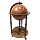 Глобус-бар напольный на ножках стационарный Jufeng JF-MG-36001-RN