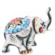 Фигурка Большой Слон с поднятым хоботом Цветная гжель ГЛ-260, фотография со спины