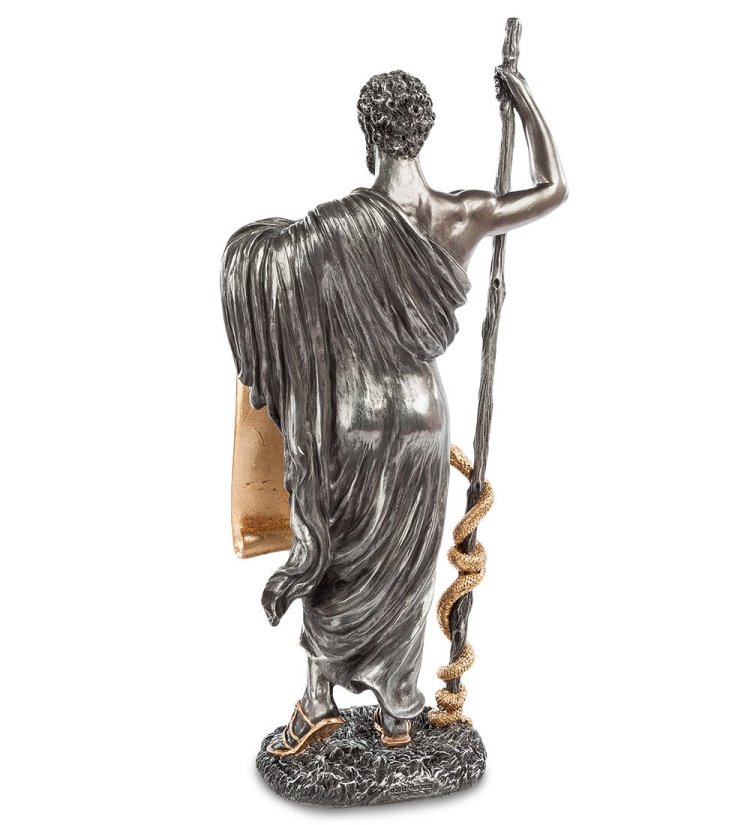 Статуэтка Клятва Гиппократа, серебряная Veronese WS- 98, фотография со спины