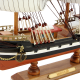Модель парусного корабля Мирный, 55 см, фото носа