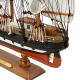 Модель парусного корабля Мирный, 55 см, фото кормы