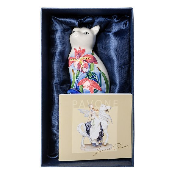 Светильник из фарфора Кошка Pavone JP-18/20, упаковочный вид