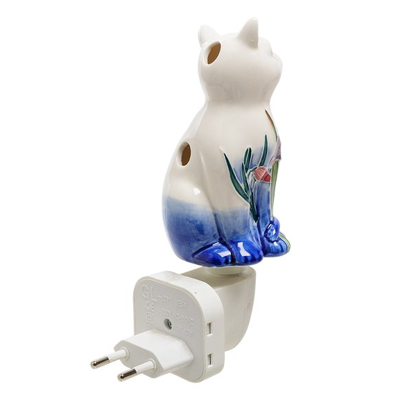 Светильник из фарфора Кошка Pavone JP-18/20, оборотная сторона