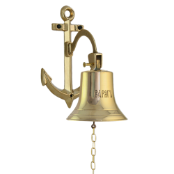 Рында Варяг на кронштейне Якорь - Диаметр 14 см