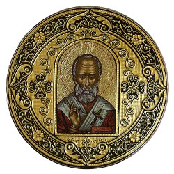 Тарелка - икона Николай Чудотворец