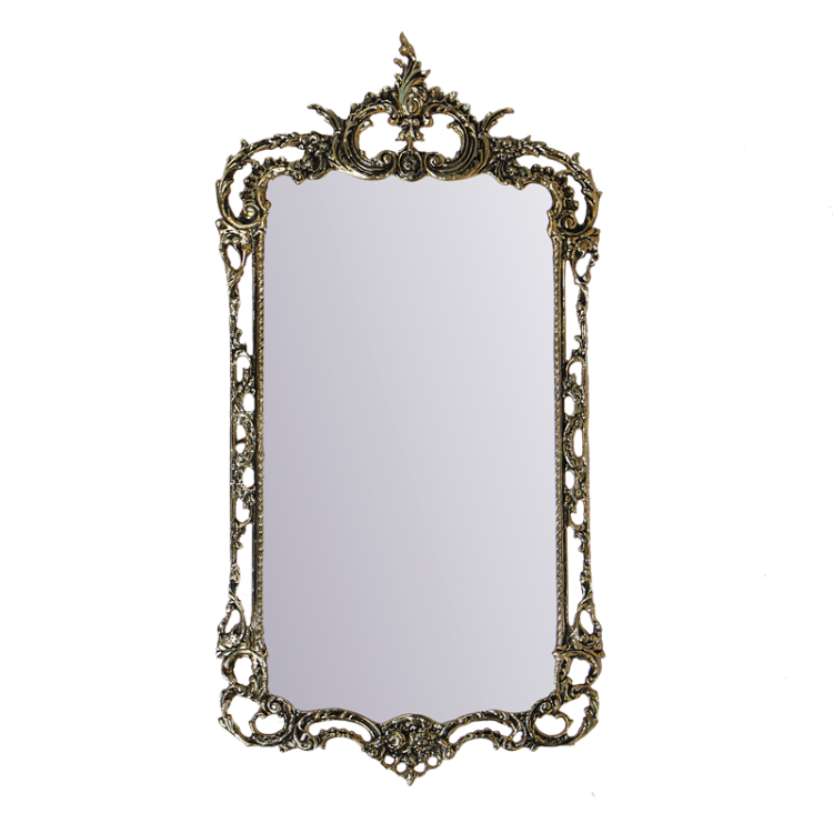 Зеркало Рэтта в золотой раме из бронзы Bello De Bronze BP-50113-D
