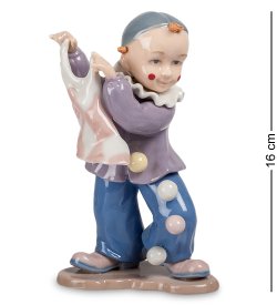 Статуэтка из фарфора Клоун фокусник