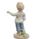 Статуэтка из фарфора Мальчик Книга - лучший друг Pavone JP-45/22, фотография со спины