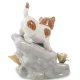 Статуэтка из фарфора Котенок на камне Pavone CMS-15/69, фотография сбоку