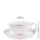 Чайный набор на 2 персоны с чайником Гармония на двоих Pavone JK- 31, фотография чашки с блюдцем