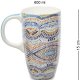 Кружка из фарфора Орнамент-Мозаика Pavone JK-282, оборотная сторона