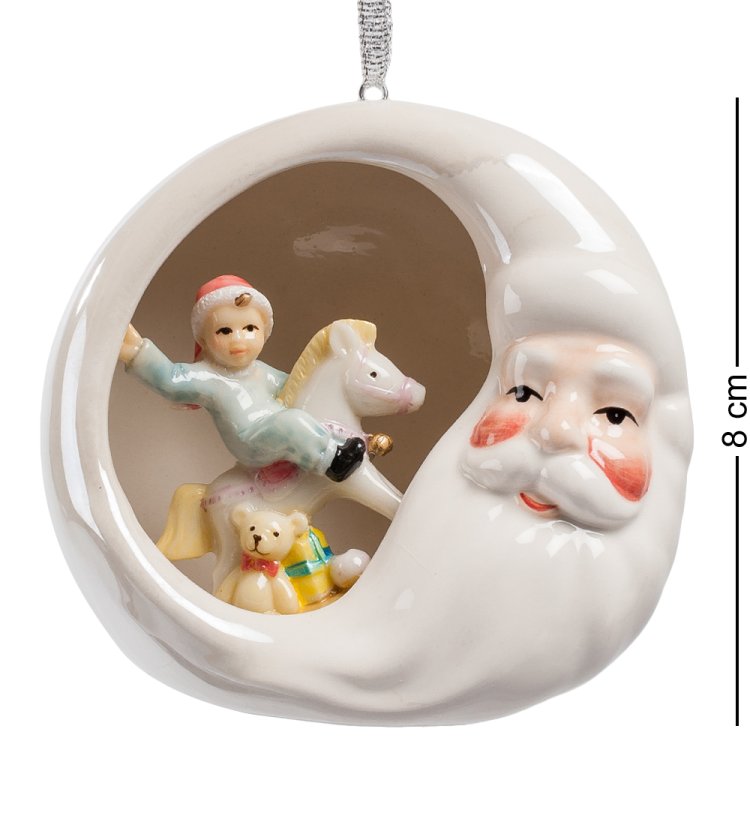 Подвесная керамическая фигурка Новогодние радости Pavone CMS-39/ 5