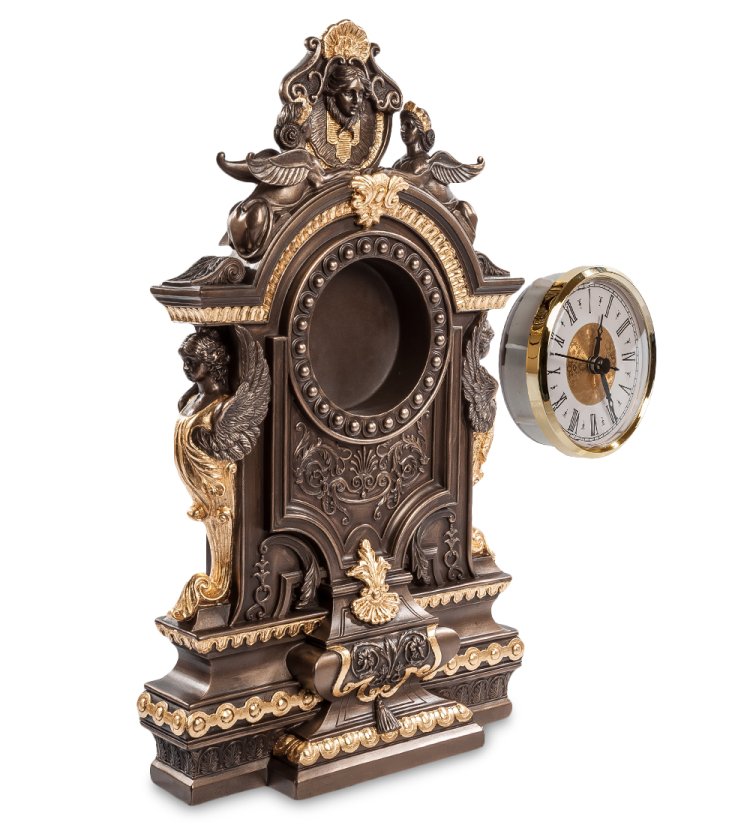 Каминные часы в стиле барокко Золотые Детали Veronese WS-611/ 2, разборный вид