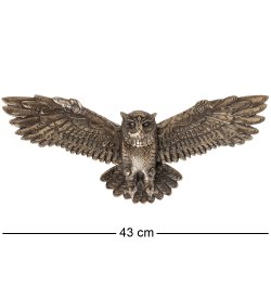 Панно в стиле Стимпанк Сова с расправленными крыльями