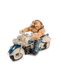 Фигурка Байкер - Синие Детали
