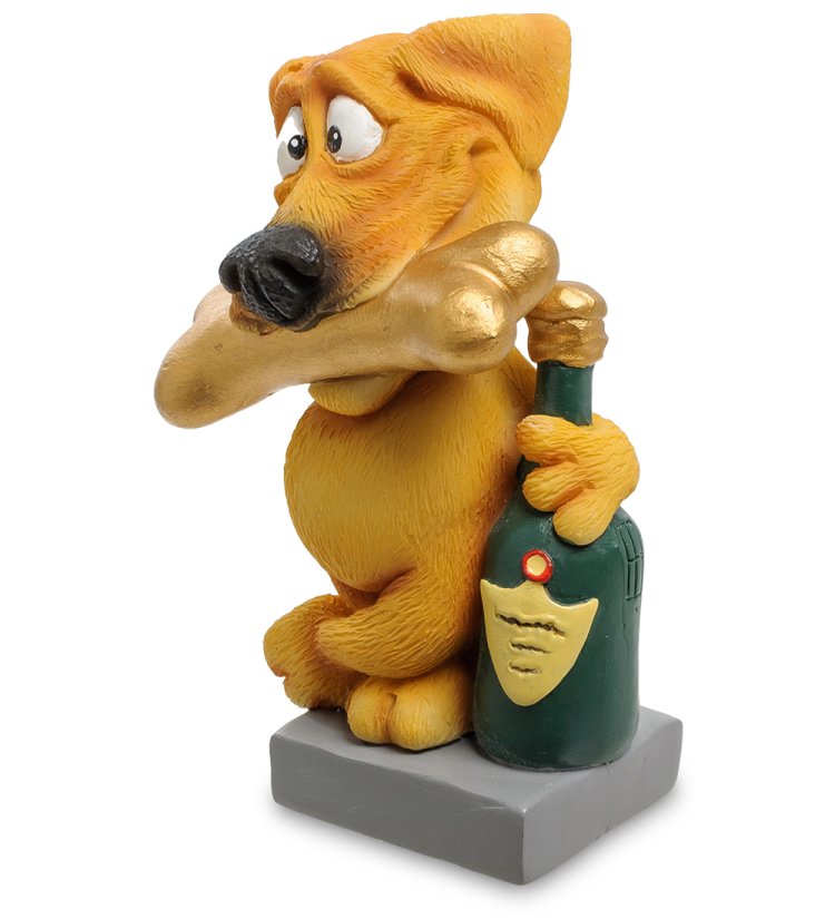 Статуэтка Собака Лабрадор Желаю всего и сразу The Comical World of Stratford RV-902, вид профиль