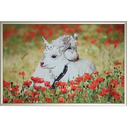 Картина Козлята c кристаллами Swarovski