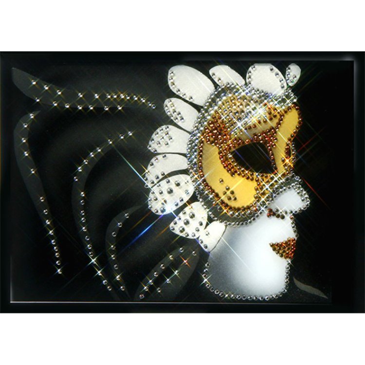 Картина Карнавальная маска c кристаллами Swarovski