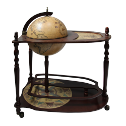 Глобус-бар напольный со столиком Новый Дизайн