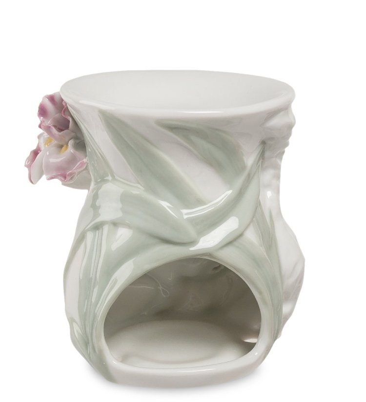 Ароматическая лампа из фарфора Котенок и Ирисы Pavone CMS-04/ 3, оборотная сторона