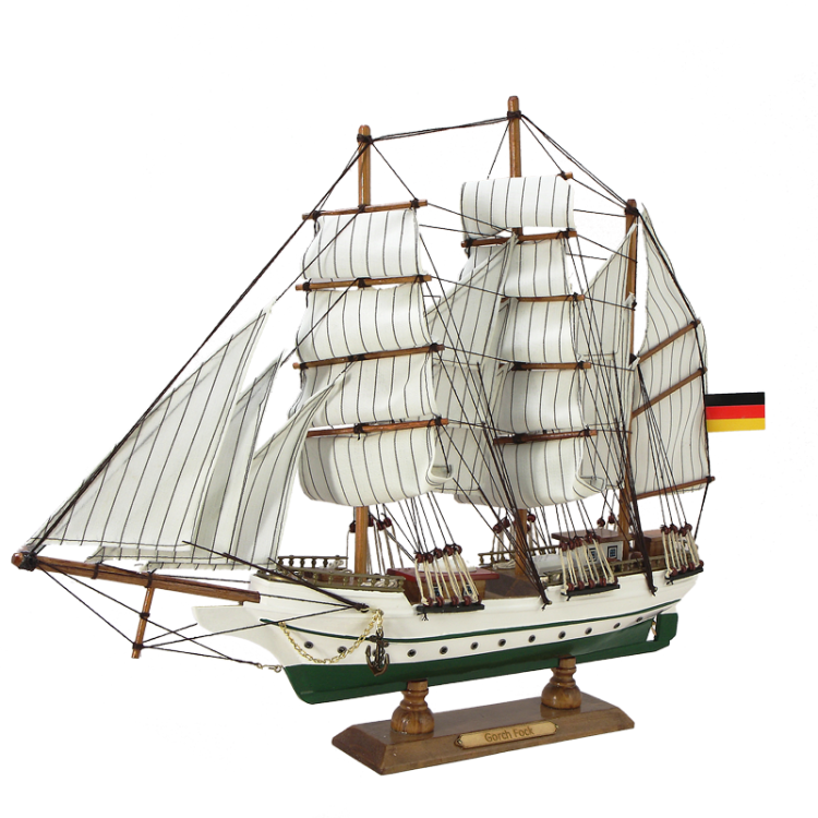 Модель парусного корабля Gorch Fock, 55 см