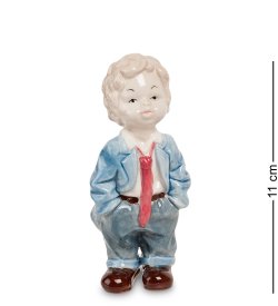 Статуэтка из фарфора Мальчик в костюме с галстуком