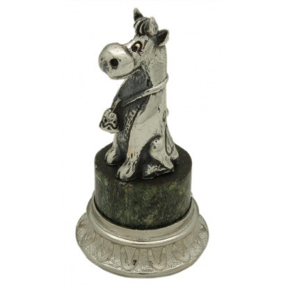Статуэтка Призовой Бычок с посеребрением Exetera Argenti 46-486327