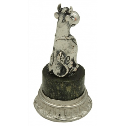 Статуэтка Призовой Бычок с посеребрением Exetera Argenti 46-486327, оборотная сторона