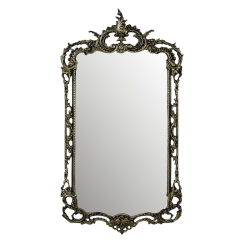 Зеркало Рэтта в раме из бронзы, цвет антик
