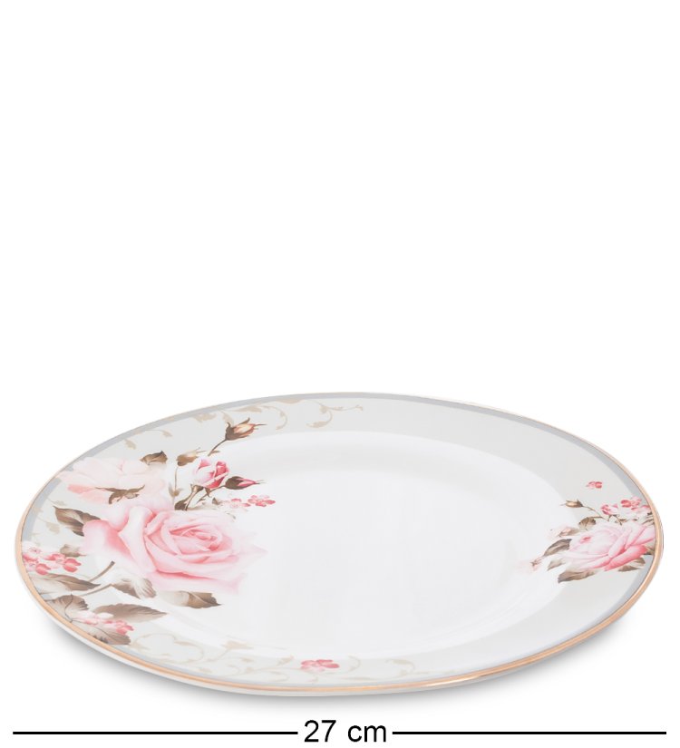 Чайный сервиз на 6 персон с тарелками Монте-Роза Pavone JK-201, фотография большой тарелке