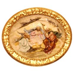 Барельеф из фарфора Возрождение