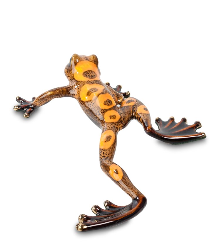 Фигурка из фарфора Пятнистая Лягушка Pavone JP-08/21, вид сзади