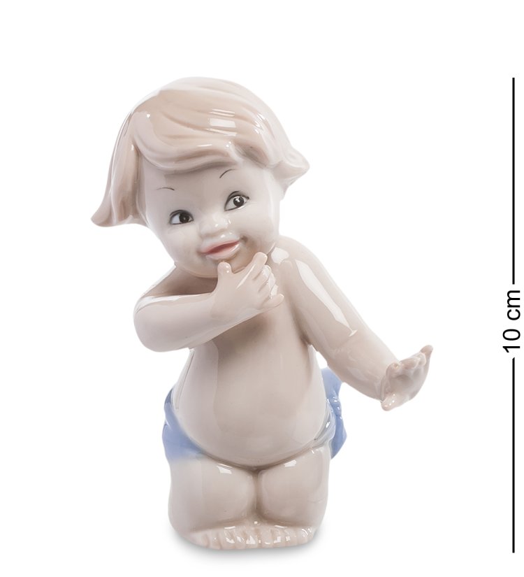Фигурка из фарфора миленький Мальчик Pavone JP-242/ 1