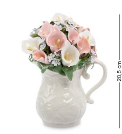 Музыкальная статуэтка Кувшин с цветами