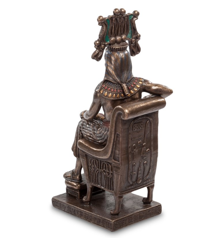 Статуэтка Фараон на троне Veronese WS-470, оборотная сторона