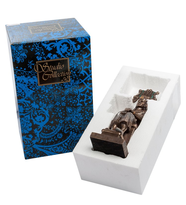 Статуэтка Фараон на троне Veronese WS-470, упаковочный вид