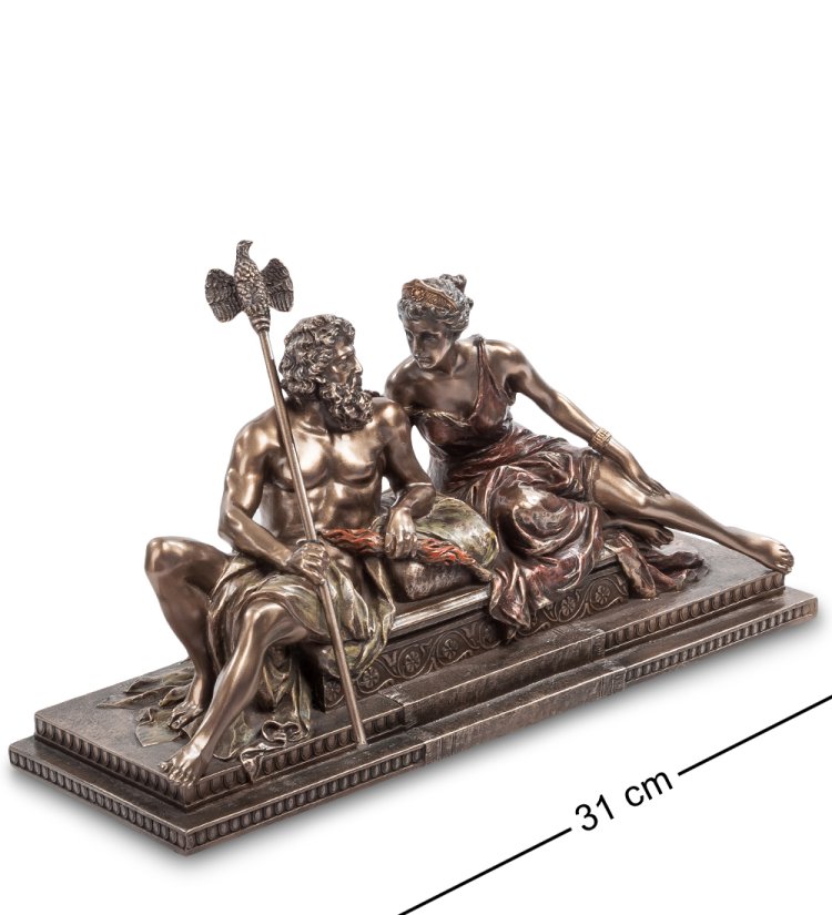 Статуэтка Зевс и Гера - Разговор Veronese WS-646/ 1