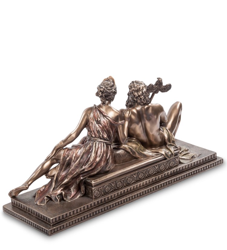 Статуэтка Зевс и Гера - Разговор Veronese WS-646/ 1, оборотная сторона