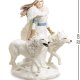 Статуэтка Девушка и волки - Зимние стражи Veronese WS-264