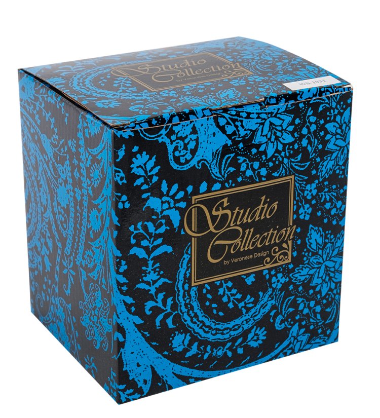 Флакон Шляпа в стиле Стимпанк на стеклянном черепе Veronese WS-1031, упаковка