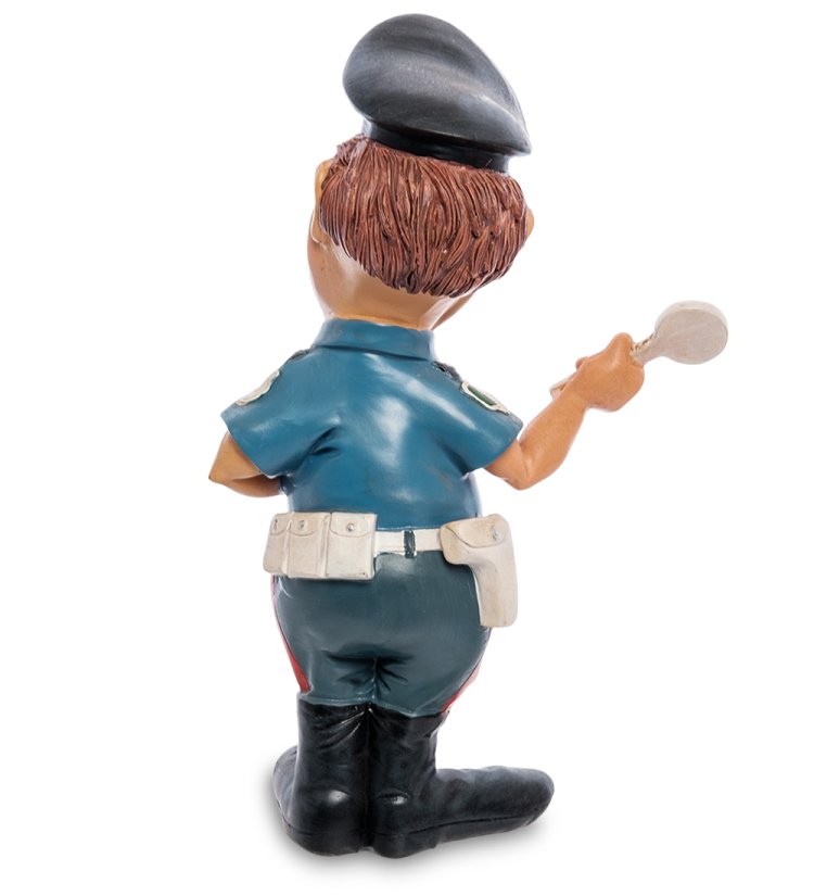 Статуэтка Сотрудник ГАИ The Comical World of Stratford RV-637, оборотная сторона