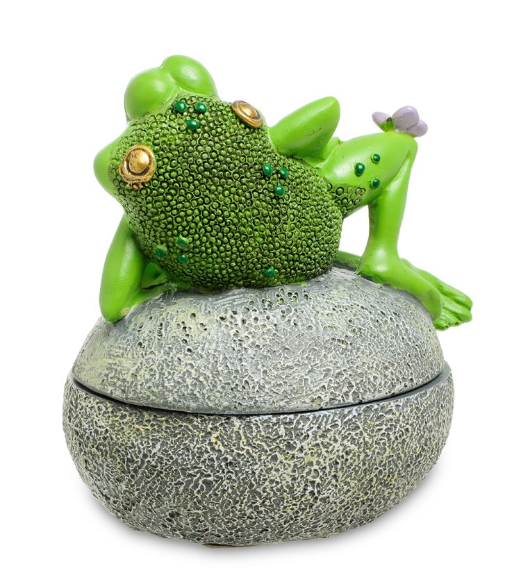Шкатулка Лягушка The Comical World of Stratford RV-587, оборотная сторона
