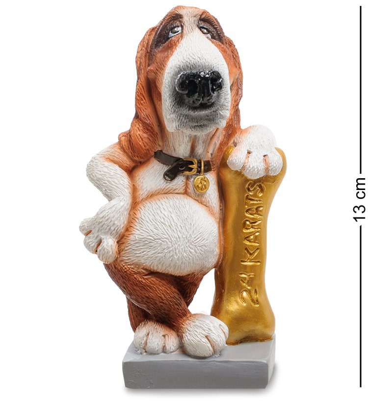 Статуэтка Собака Бассет-хаунд Жизнь удалась The Comical World of Stratford RV-903