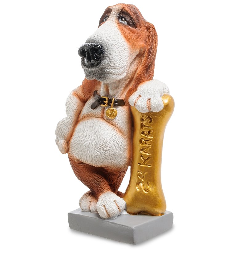 Статуэтка Собака Бассет-хаунд Жизнь удалась The Comical World of Stratford RV-903, портретный вид