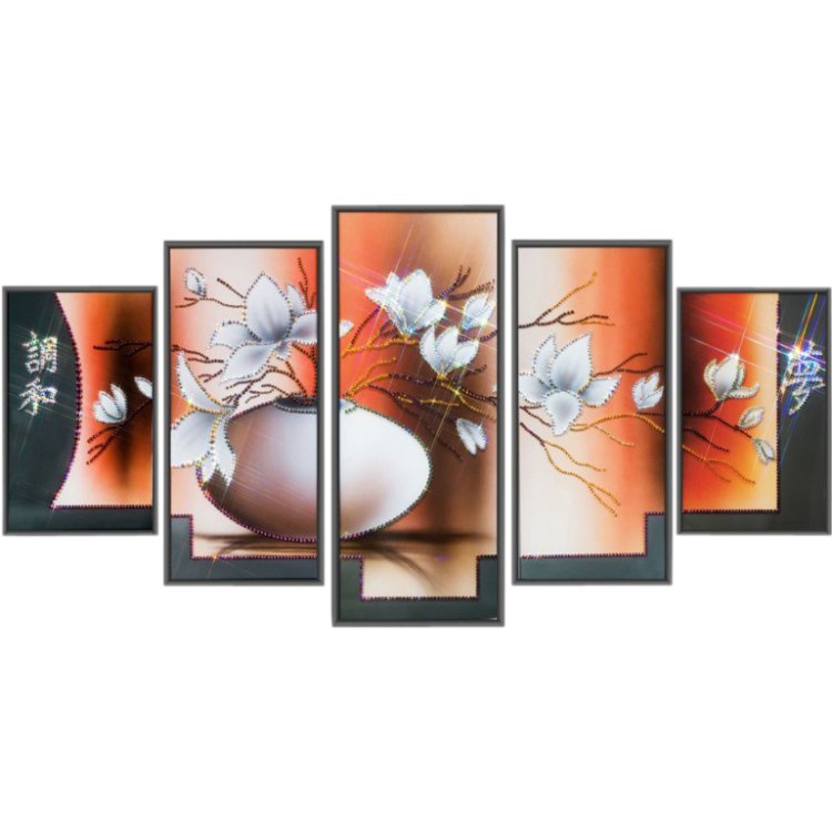 Картина Композиция Гармония c кристаллами Swarovski