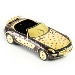 Статуэтка Черный автомобиль со Swarovski коллекция Emozioni