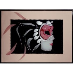 Картина Маска c кристаллами Swarovski