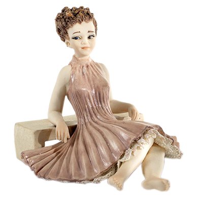 Фарфоровая Статуэтка кукла Челине